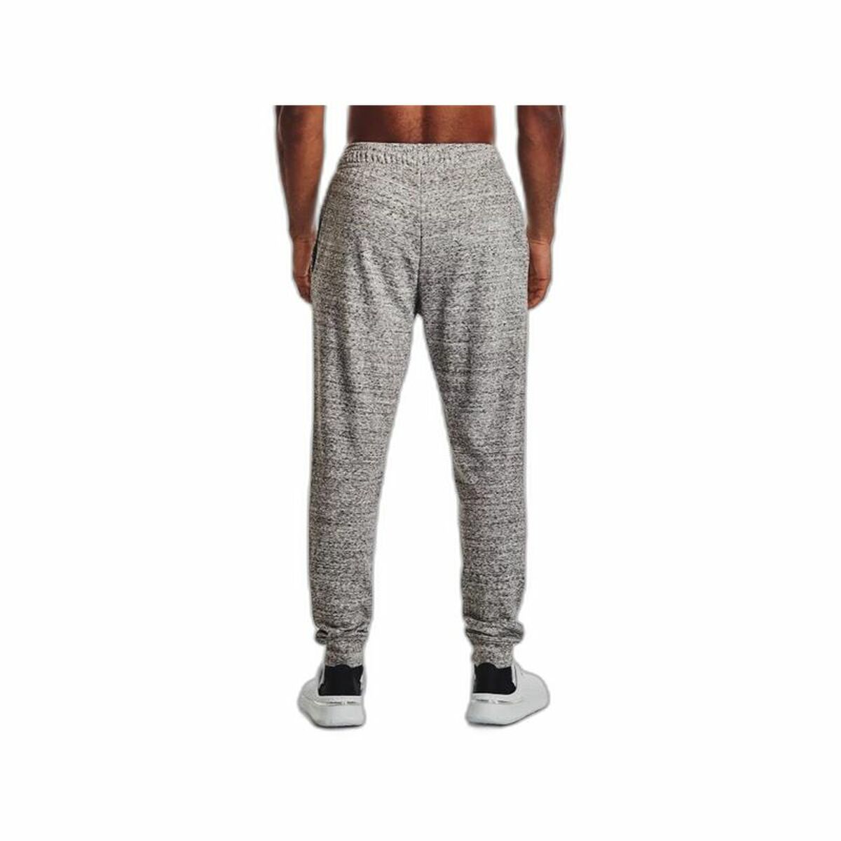 Long Sports Trousers Under Armour Rival Terry Grey Men Fitness-5